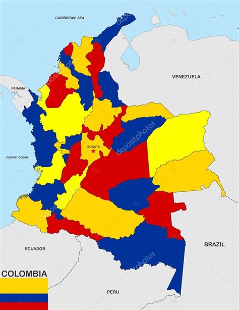 Colombie Carte Politique