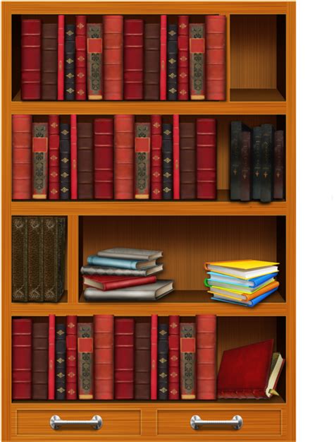 Bookshelf Clipart Organized Bookshelf Bookshelf Organized Bookshelf