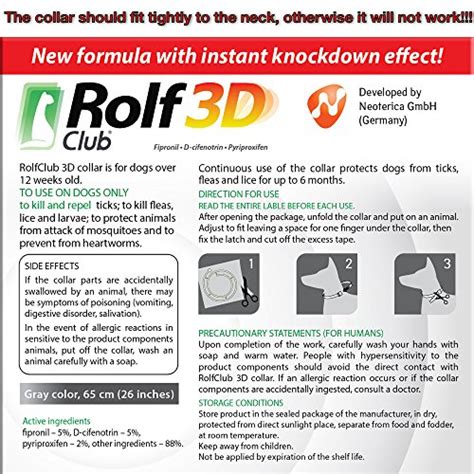 Rolf Club 3d Flea Collar For Dogs Review