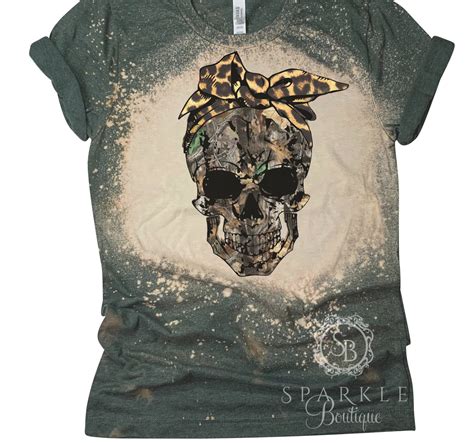 Skull Shirt Sugar Skull Grunge Clothing For Women Etsy Skull Shirts