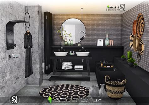 Mix It Bathroom By Simcredible Liquid Sims