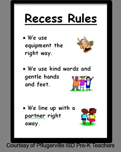 10 Preschool Playground Rules Ideas Playground Rules Preschool