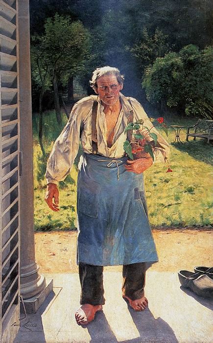 The Old Gardener — Emile Claus