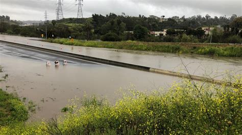 Flooded Freeway Water Rescues Dozens Of Crashes During Ravaging Storm