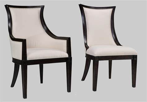 Your wholesale furniture link to upscale restaurant modern restaurant, and bistro style seating. Ebonized transitional upholstered back dining chairs