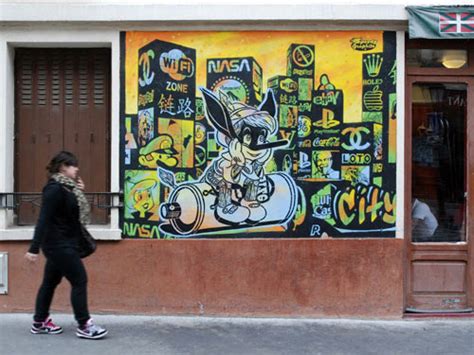 Retrouvez tout vos personnages favoris, bugs. Rue des 5 diamants, Paris XIII, 2010 - Speedy Graphito ...