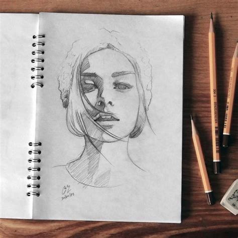 Pin By Foudia On Shading Pencil Portrait Portrait Drawing Sketch Book