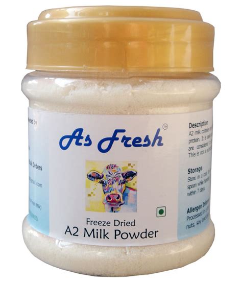 As Fresh Freeze Dried A2 Cow Milk Powder Whole Milk 400 Gm Buy As