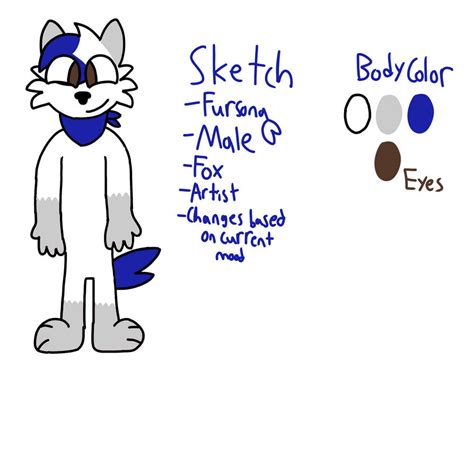 Sketch The Fox Reference Sheet By Sketchball204 On Deviantart