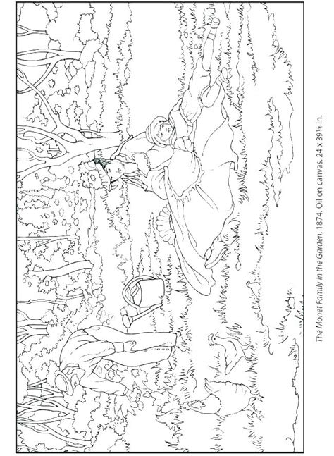 Castle color by big numbers worksheet. Claude Monet Coloring Pages at GetDrawings | Free download