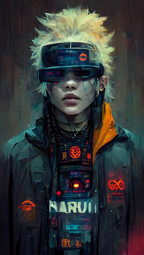 Naruto Cyberpunk Midjourney