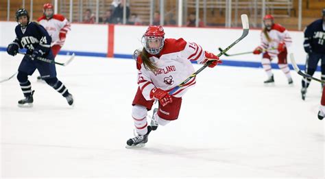 Cortland Defeats Pilgrims 6 2 In Womens Ice Hockey Suny Cortland