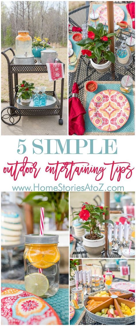5 Simple Outdoor Entertaining Tips With Images Outdoor Entertaining