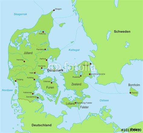 Dänemark zdftivi stepmap deutschland dänemark landkarte für deutschland. Vektor: Karte von Dänemark (detailliert) | Karte von ...