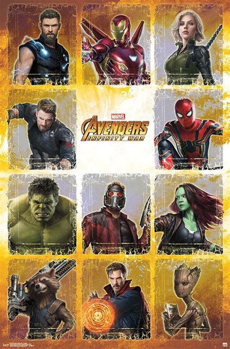 And, just a few weeks before the release of that film's sequel, avengers: Avengers: Infinity War Portrait Collage Chart 22 x 34 inch ...