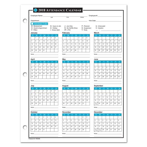 Employee Attendance Sheet 2018 8 Free Excel Pdf Template Section