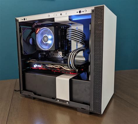 I Built A Mini Itx With A Overclocked R7 2700x For My Brother For His