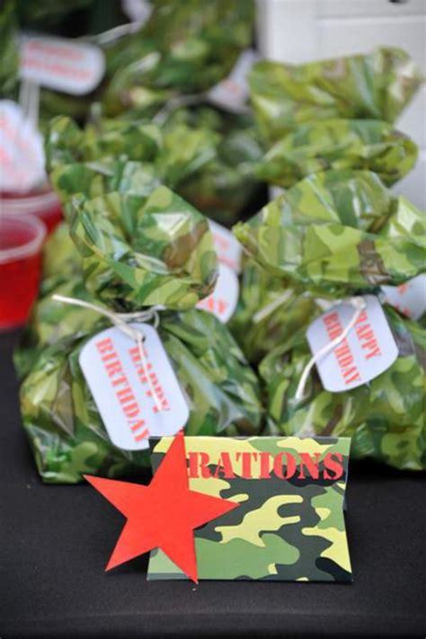 30 pieces army military camo party decorations hanging swirl decorations, hero birthday theme party foil ceiling spiral streamers for camouflage party boys girls adults soldier baby shower $10.99 $ 10. Kara's Party Ideas Army Military Camouflage Themed Boy ...