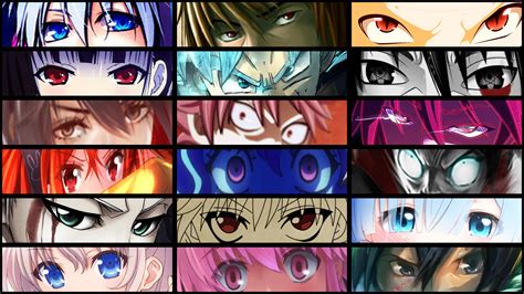 18 Anime Characters Eyes By Kirito99issei On Deviantart
