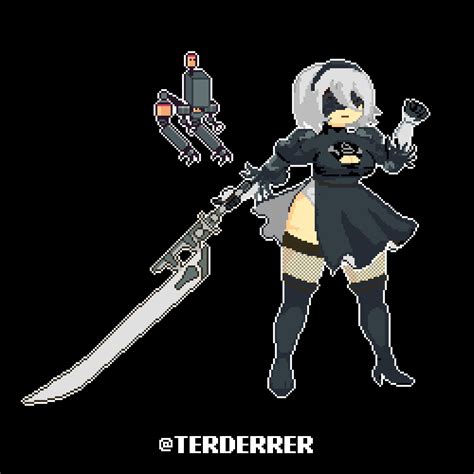 2b Nier Automata By Terderrer On Newgrounds