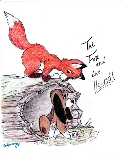 The Fox And The Hound By Amandamoon On Deviantart