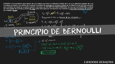 Ejercicios Resueltos Del Principio De Bernoulli Youtu Vrogue Co
