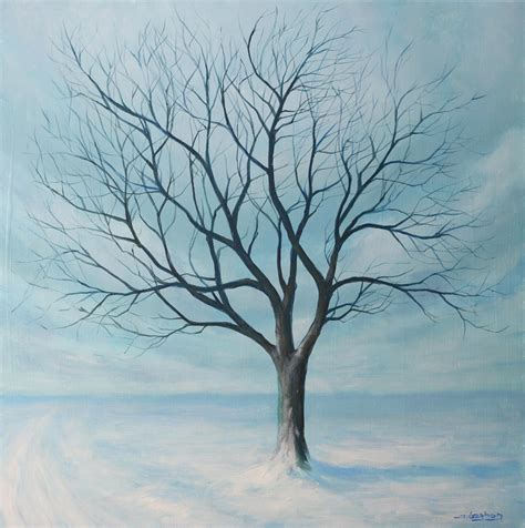Snow Swept Tree An Acrylic Painting Lesson Online Tim Gagnon Studio