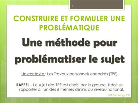 Exemple De Problématique D'un Mémoire  japrijepo