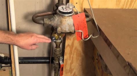 How To Replace Main Water Shut Off Valve On Home