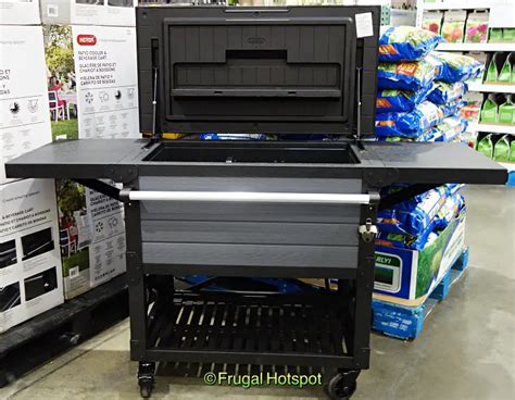 Keter Patio Cooler And Beverage Cart Costco Sale Frugal Hotspot
