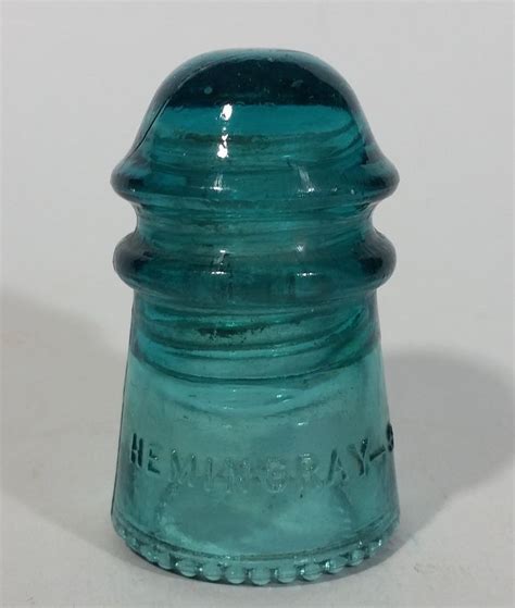 Antique Hemingray 9 Glass Insulator Made In Usa Glass Insulators Glass Antiques