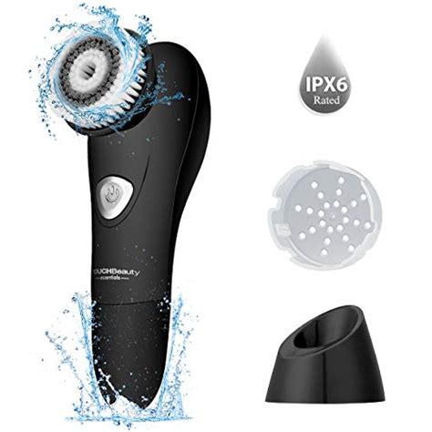 electric vibrating sonic facial brush cleansing waterproof for skin face exfoliating removing