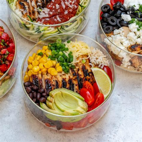 Grilled Chicken Meal Prep Bowls 4 Creative Ways For Clean Eating