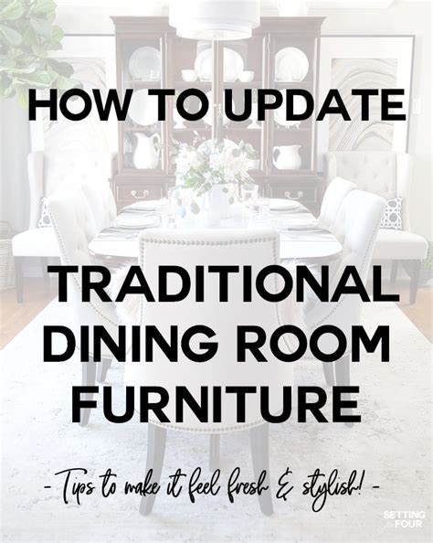 Then i thought if i could update it, maybe paint parts but i need to know what steps, what kind of paint. How To Update Dining Room Furniture - Setting for Four