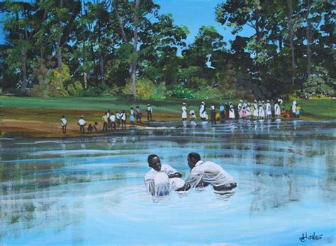 Gullah Baptism By John W Jones Gullah Art African American Art By