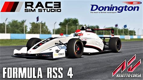 Race Sim Studio Formula RSS 4 HOTLAP At Donington National Assetto