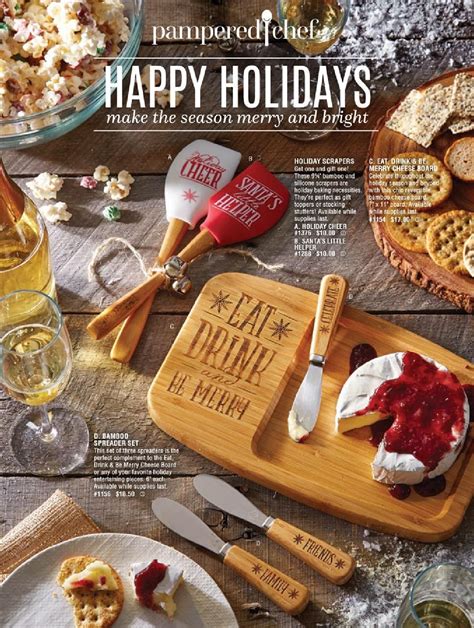 2015 Holiday Helper Pampered Chef Recipes Pampered Chef Christmas