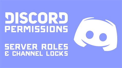 Discord Permissions Tutorial Setting Up Server Roles And User Specific