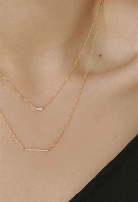 Minimal Layers Of Gold Necklaces By Vrai Oro Jewelry Necklace Simple