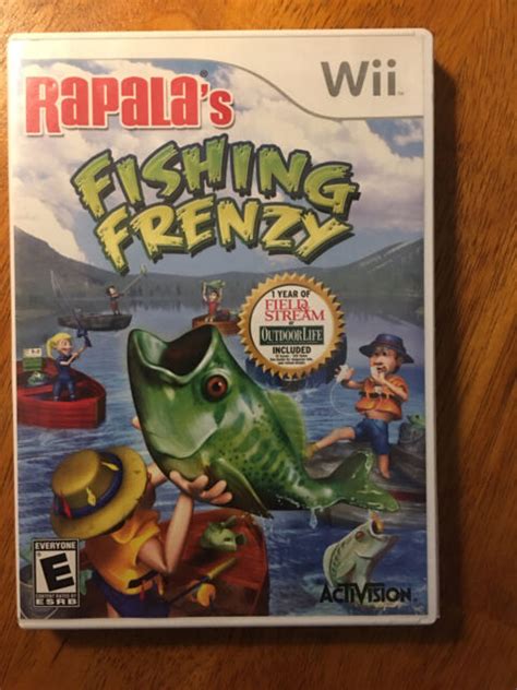 Rapalas Fishing Frenzy Nintendo Wii 2008 For Sale Online Ebay