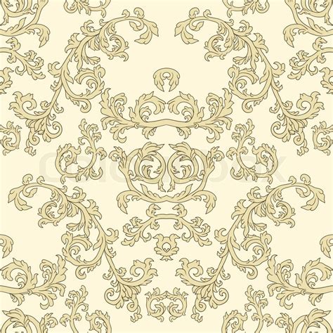 Damask Seamless Backgrounds Stock Vector Colourbox