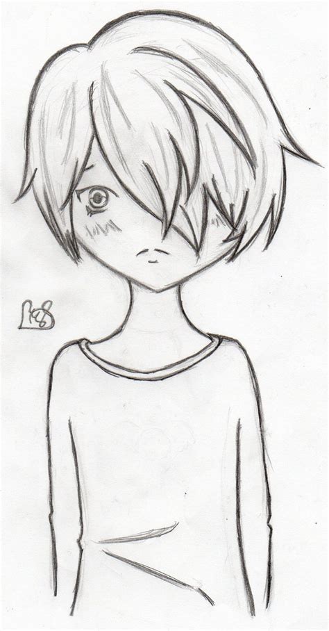 Easy Anime Boy Drawing At Explore Collection Of