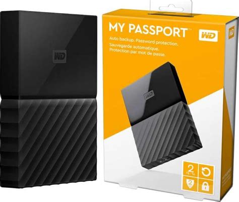 Wd 2tb My Passport Portable External Hard Drive Hdd Usb 20 Compatible