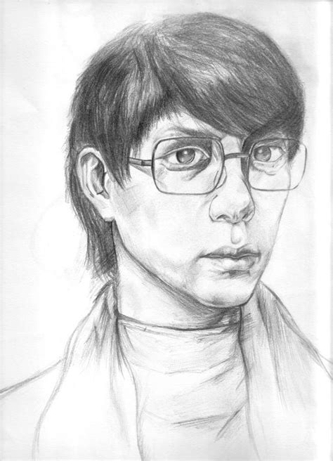 Boy With Glasses By Waveofsorrow On Deviantart