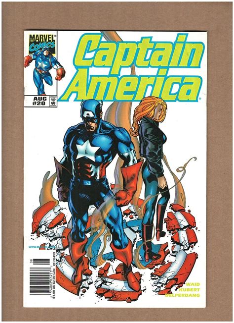 Captain America 20 Newsstand Marvel Comics 1999 Fnvf 70 Musty Smell