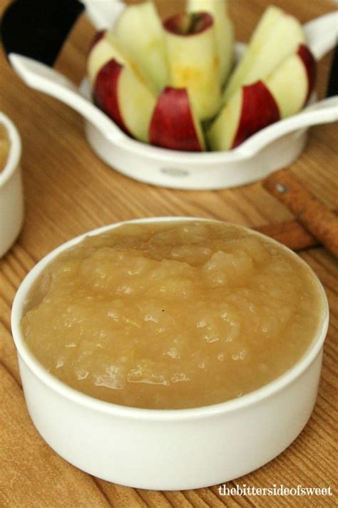 Easy Homemade Applesauce - The Bitter Side of Sweet