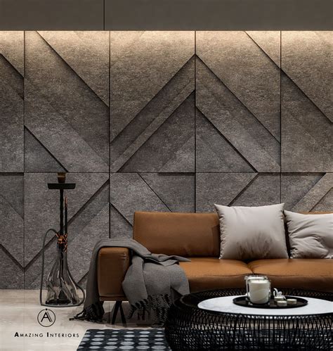 Living Room Design By Amazing Interiors Wall Cladding Interior
