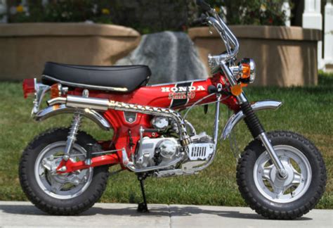 1972 Honda Ct70h Candy Ruby Red 4 Speed Manual Restomod