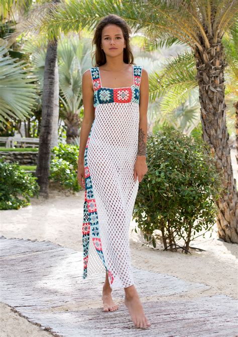 Inspiration Bisou Knit Maxi Dress My Beachy Side Crochet Dress Outfits Crochet Dress Boho