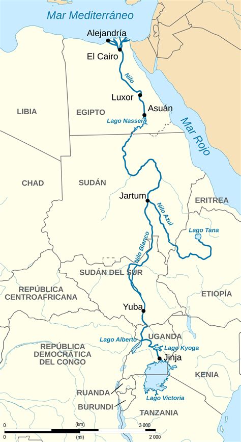 Fileriver Nile Map Essvg Wikimedia Commons